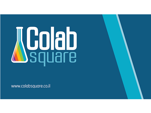 עיצוב שער למצגת. Colab square