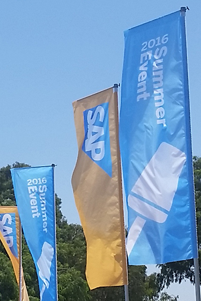 דגלים ממותגים. ארוע קיץ 2016
