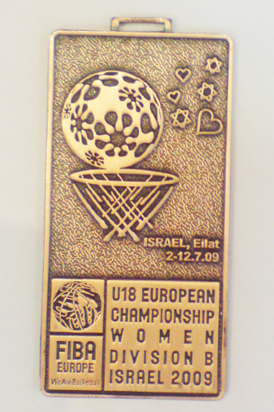 מדליית אליפות אירופה לנערות בכדורסל