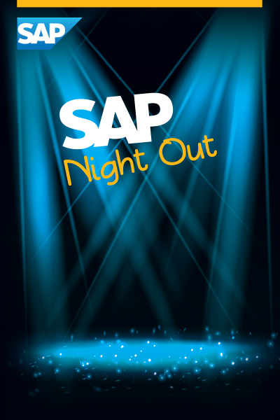 עיצוב רול-אפ. SAP Night Out